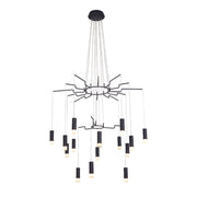 Marionette 15 Light Black Drop Pendant Light - Lighting.co.za