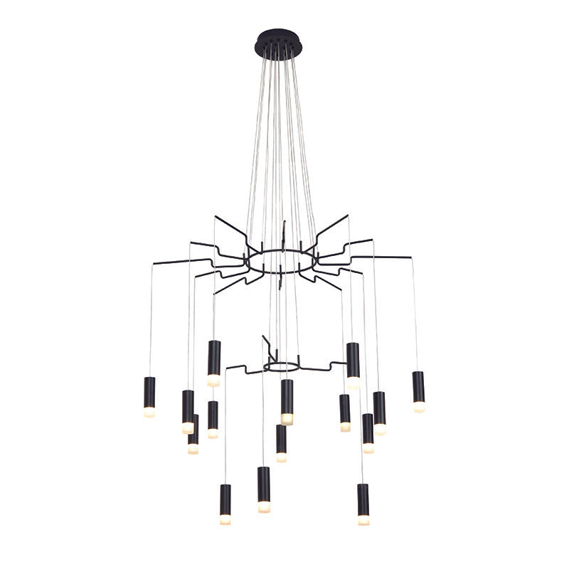 Marionette 15 Light Black Drop Pendant Light - Lighting.co.za