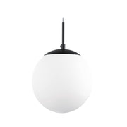 Globe Gold | Black | Silver and Opal Glass Ball Pendant Light 4 Sizes - Lighting.co.za