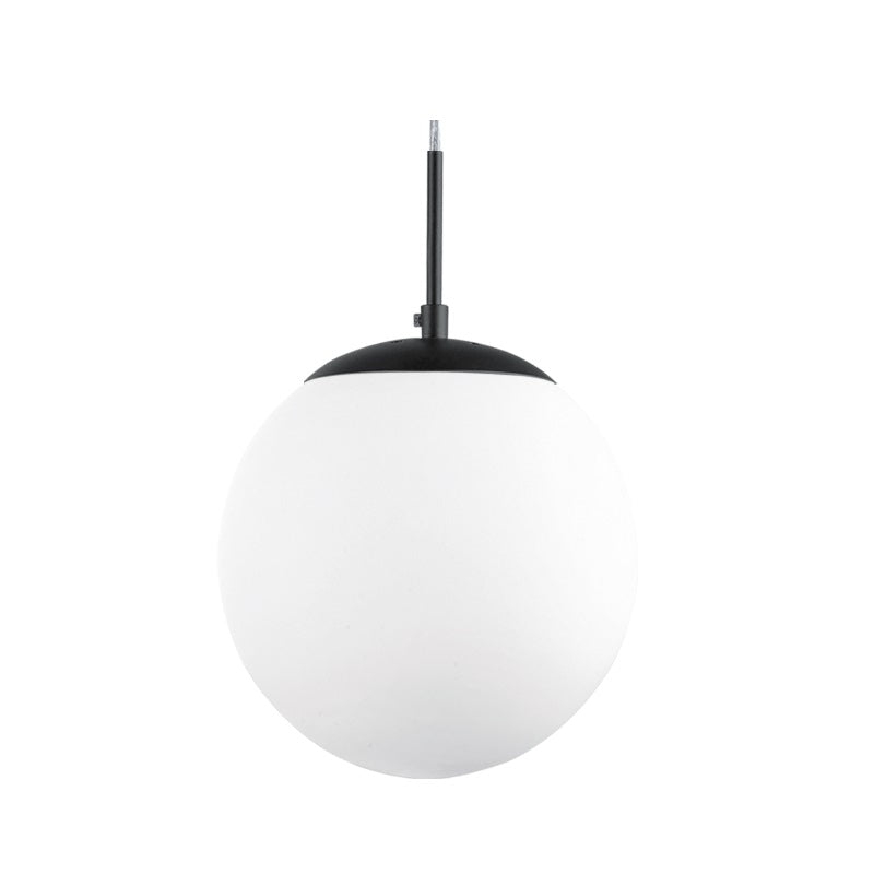 Globe Gold | Black | Silver and Opal Glass Ball Pendant Light 4 Sizes - Lighting.co.za
