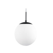 Globe Gold | Black | Silver and Opal Glass Ball Pendant Light 4 Sizes - Lighting.co.za