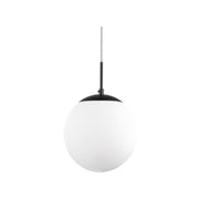 Globe Gold | Black | Silver and Opal Glass Ball Pendant Light 4 Sizes - Lighting.co.za