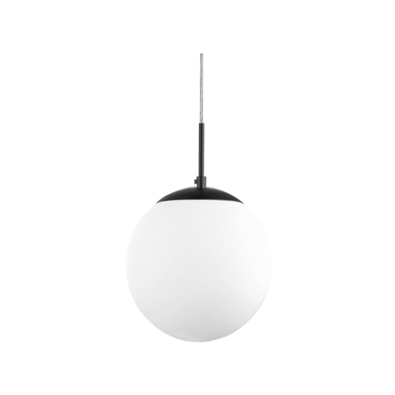 Globe Gold | Black | Silver and Opal Glass Ball Pendant Light 4 Sizes - Lighting.co.za