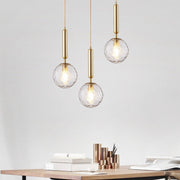 Milano Black or Antique Brass with Clear | Smoke Glass Pendant Light - Lighting.co.za
