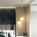 Milano Slim Frosted White Glass and Antique Brass Pendant Light 3 Sizes - Lighting.co.za