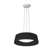 Milano Black | White | Grey Fabric Pendant Light - Lighting.co.za