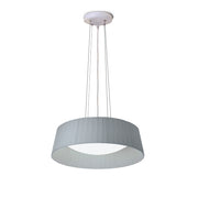 Milano Black | White | Grey Fabric Pendant Light - Lighting.co.za