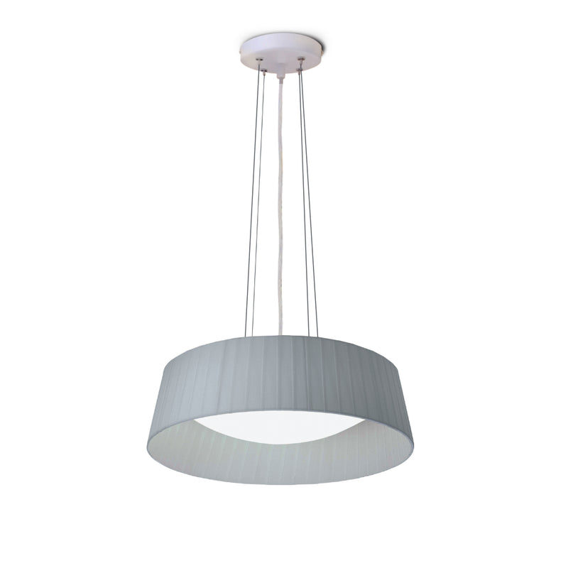Milano Black | White | Grey Fabric Pendant Light - Lighting.co.za