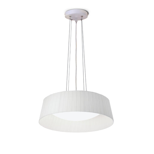 Milano Black | White | Grey Fabric Pendant Light - Lighting.co.za