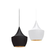 Miso 2 Black or White and Gold Nordic Pendant Light - Lighting.co.za