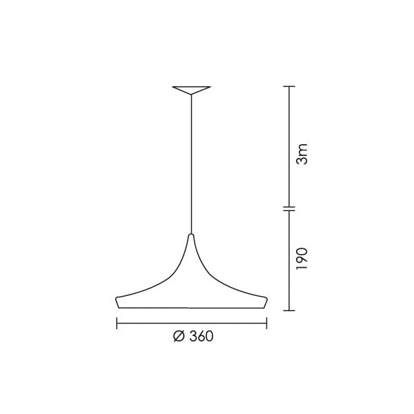 Miso 3 Black or White and Gold Nordic Pendant Light - Lighting.co.za