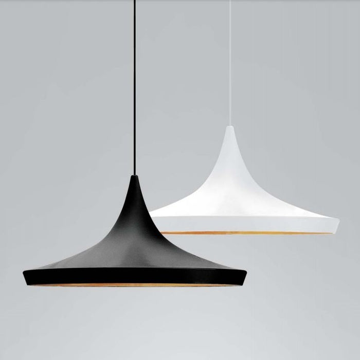 Miso 3 Black or White and Gold Nordic Pendant Light - Lighting.co.za