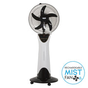 Adena Portable Rechargeable Mist Fan with LED Light - Lighting.co.za
