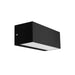 Mite Black | Grey Rectangular Up Down 12W LED Outdoor Wall Light - Lighting.co.za