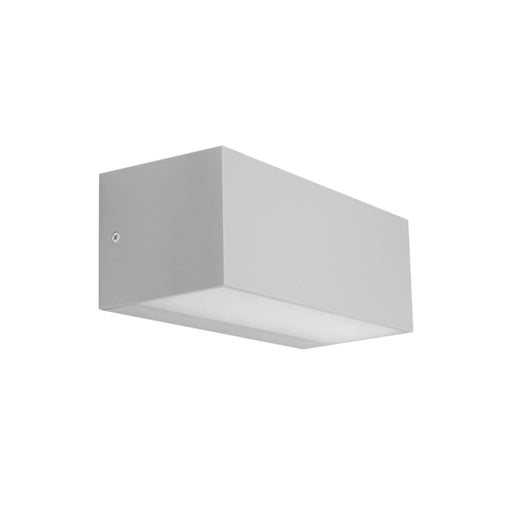 Mite Black | Grey Rectangular Up Down 12W LED Outdoor Wall Light - Outdoor Lights - Lighting.co.za