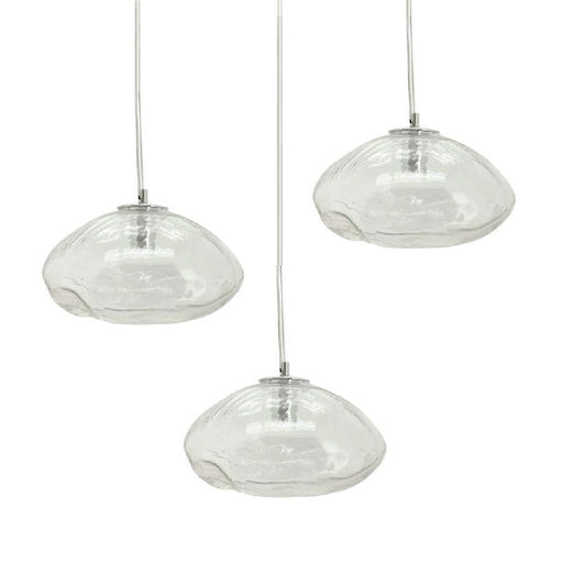 Molly Organic Clear Glass Pendant Light - Lighting.co.za