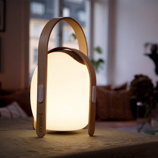 Mooni Ovo Mini Speaker Lantern With Wooden Handle - Lighting.co.za