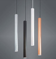 New York Tall Tube Black | White | Chrome | Copper LED Pendant Light - Lighting.co.za