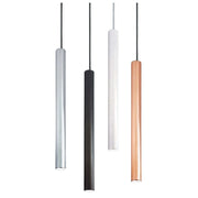 New York Tall Tube Black | White | Chrome | Copper LED Pendant Light - Lighting.co.za