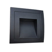 Newark Black or White Square 1 | 3 Watt LED Outdoor Step Light 2 Sizes - Lighting.co.za
