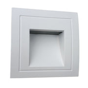 Newark Black or White Square 1 | 3 Watt LED Outdoor Step Light 2 Sizes - Lighting.co.za
