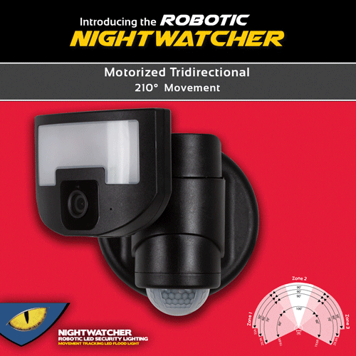 Nightwatcher Security Light with Wi-Fi Camera and Motion Sensor - Lighting.co.za