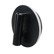 Noa Black or White Round LED Bedside Reading Wall Light With Back Light - Lighting.co.za