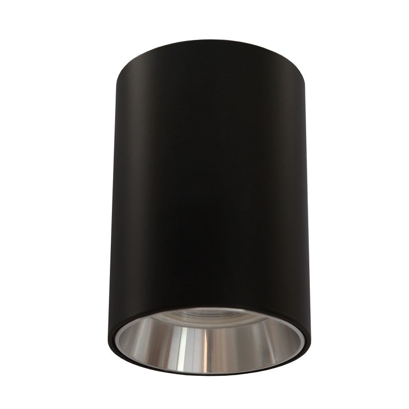 Baril Black Fixed Round GU10 Surface Mounted Down Light 3 Options - Lighting.co.za