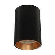 Baril Black Fixed Round GU10 Surface Mounted Down Light 3 Options - Lighting.co.za