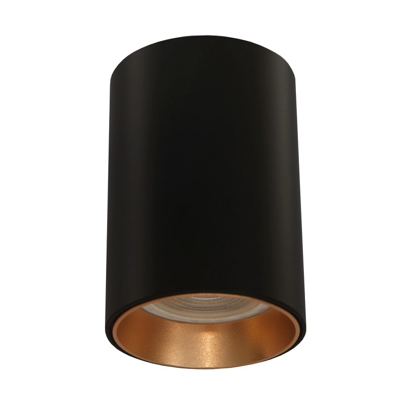 Baril Black Fixed Round GU10 Surface Mounted Down Light 3 Options - Lighting.co.za