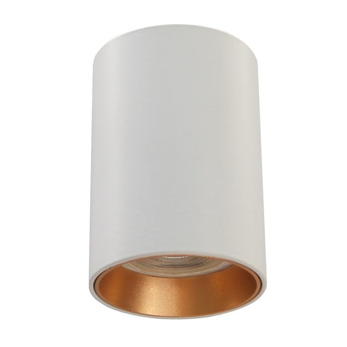 Baril White Fixed Round GU10 Surface Mounted Down Light 3 Options - Lighting.co.za