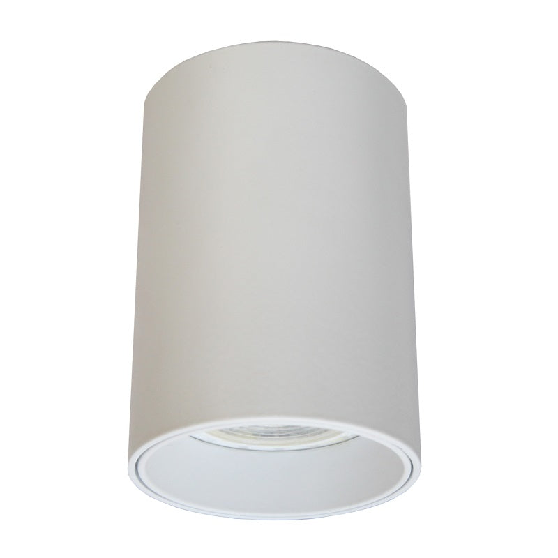 Baril White Fixed Round GU10 Surface Mounted Down Light 3 Options - Lighting.co.za
