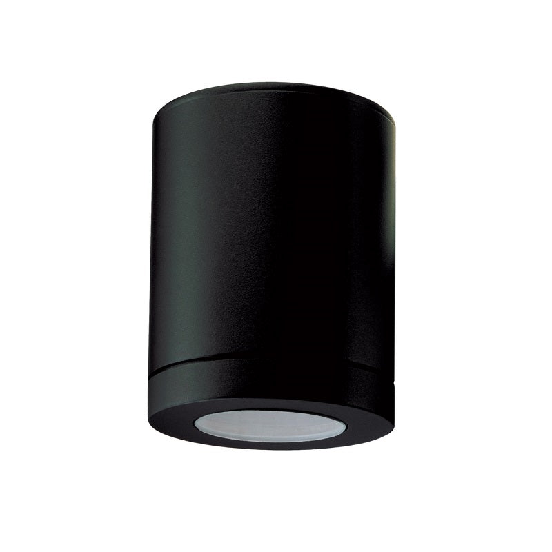 Metro Round GU10 Black | Graphite | White Outdoor Surface Mounted Down Light - Lighting.co.za