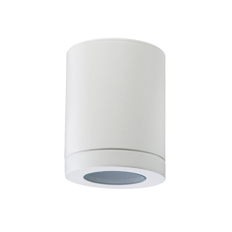 Metro Round GU10 Black | Graphite | White Outdoor Surface Mounted Down Light - Lighting.co.za