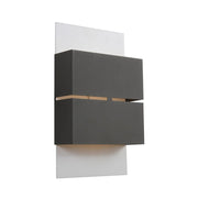 Kibea White and Anthracite Outdoor LED Wall Light - Lighting.co.za