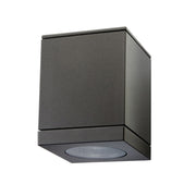 Echo GU10 Square Graphite Outdoor Surface Mounted Down Light - Lighting.co.za