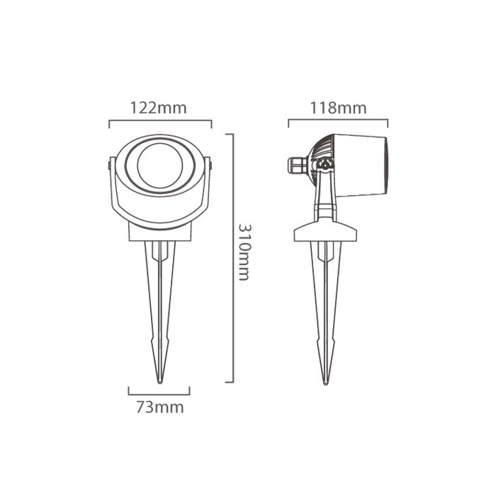 3.5W - GU10 LED Lamp, Fumagalli Range