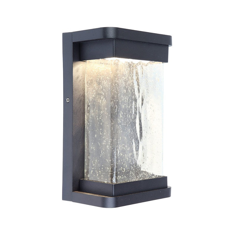 Waterfall Black 16W LED Outdoor Wall Light - Lighting.co.za