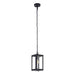 Alamonte Outdoor Black and Clear Glass Pendant Light - Lighting.co.za