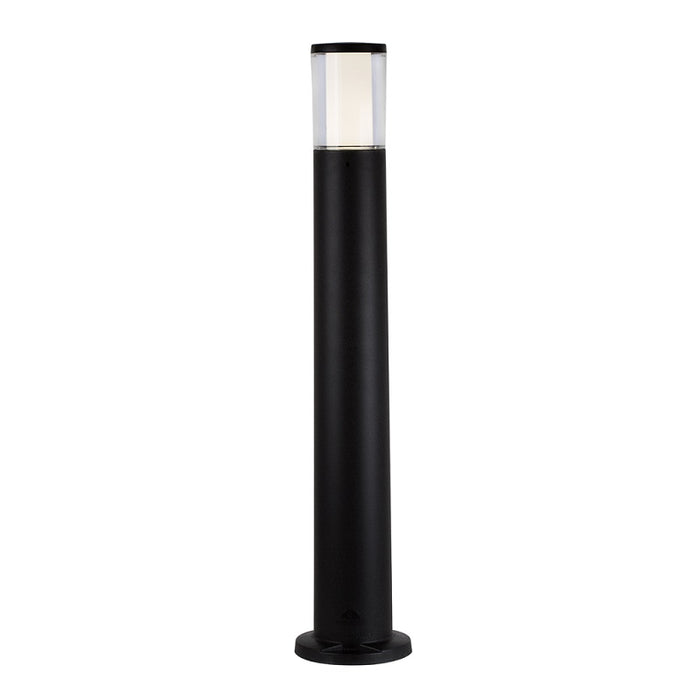 Fumagalli Carlo LED Black Outdoor Bollard Light 2 Sizes - Lighting.co.za