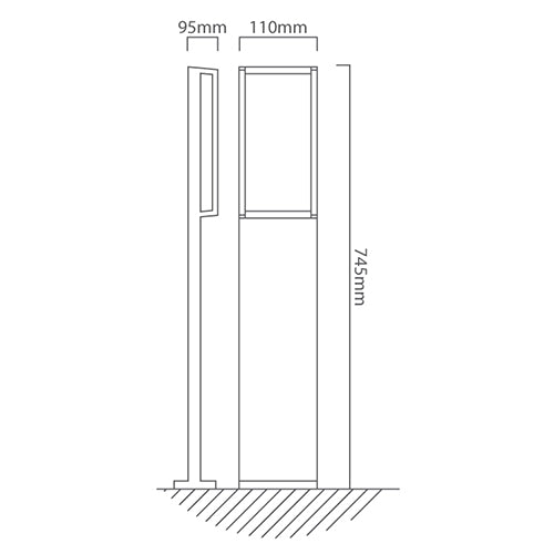 Qubo 18 Watt LED Outdoor Bollard Light - Lighting.co.za