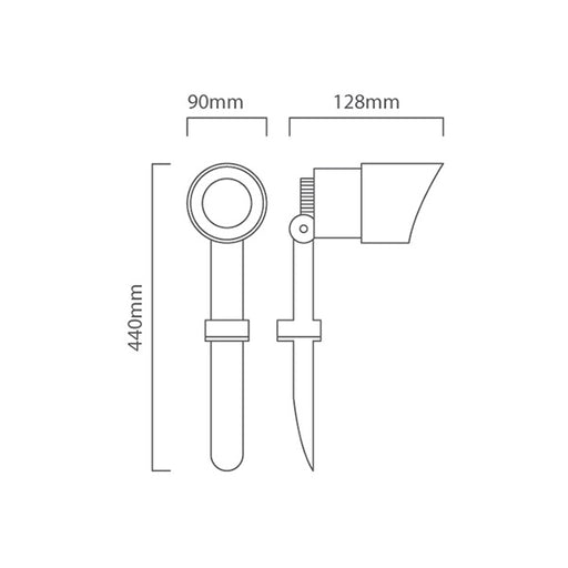 Explorer LED Outdoor Garden Spike Light - Lighting.co.za