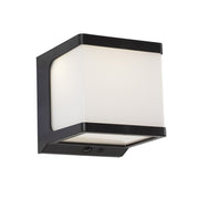 Cube Solar 10W LED Rechargeable with Motion Sensor Outdoor Wall Light - Lighting.co.za