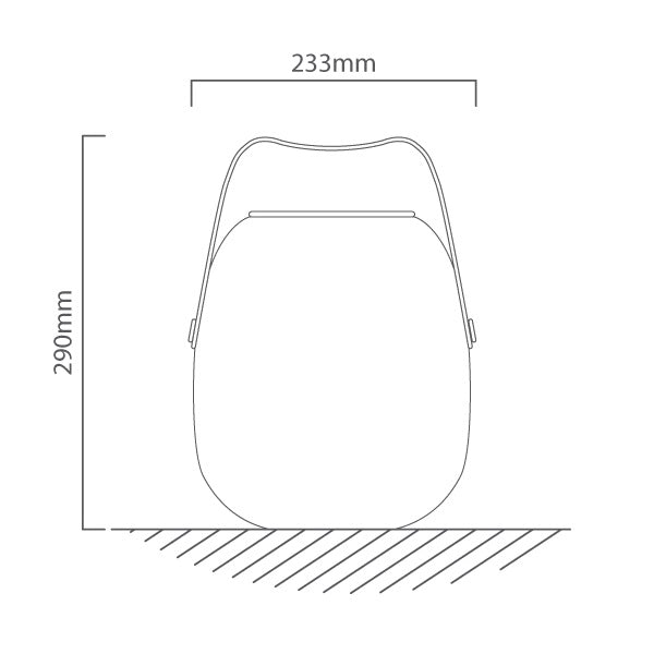 Mooni Opal Speaker Lantern With Clear Handle - Lighting.co.za