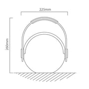 Mooni Music Ball Lantern Speaker With Metal Handle - Lighting.co.za