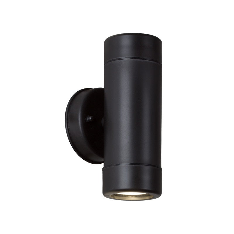 Ossen Round Polycarbonate GU10 Up Down Facing Outdoor Wall Light - Lighting.co.za