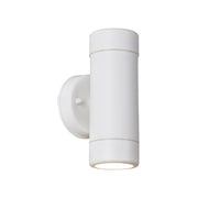 Ossen Round Polycarbonate GU10 Up Down Facing Outdoor Wall Light - Lighting.co.za