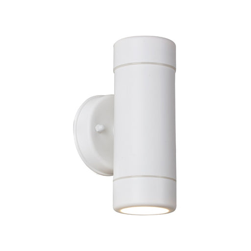 Ossen Round Polycarbonate GU10 Up Down Facing Outdoor Wall Light - Lighting.co.za