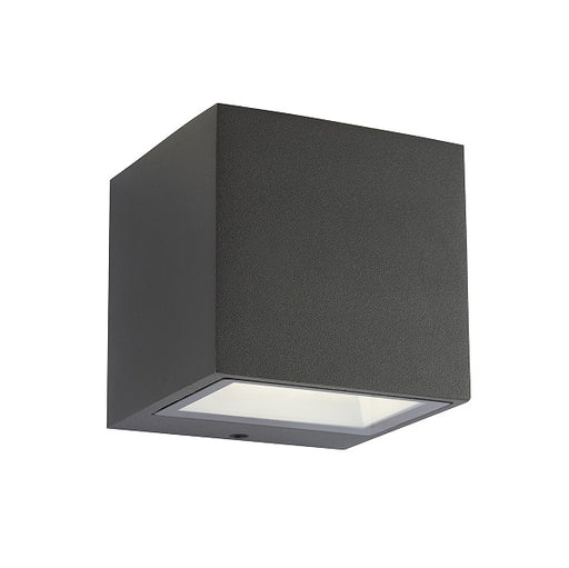 Gemini 9 Watt LED Grey Cube Outdoor Wall Light - Lighting.co.za