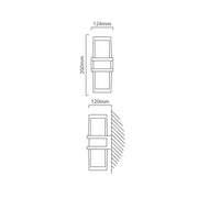 Tango Dark Grey LED Outdoor Wall Light - Lighting.co.za